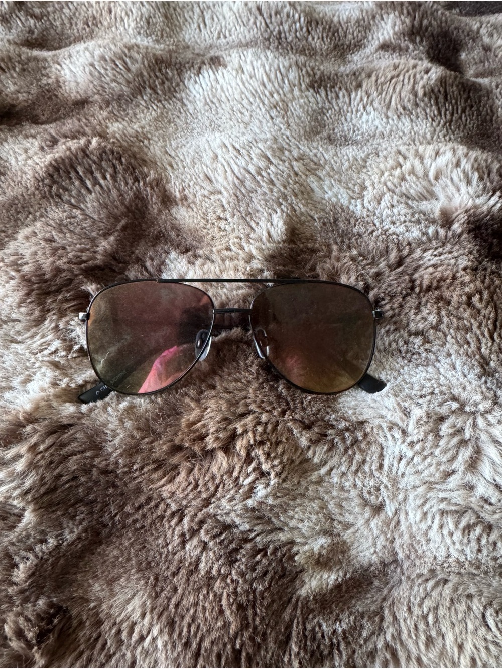 Classic Aviator Sunglasses in Brown Gradient Lenses